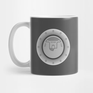 Airplane Jet Fuel Filler Cap Mug